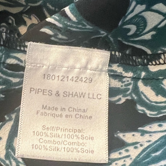 Veronica Beard Kent Silk Midi Dress Black Green Floral Size 6 - Picture 9 of 10